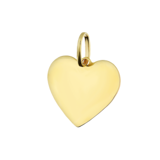 Serduszko złote gładkie AR XXLKP2028 próba 375