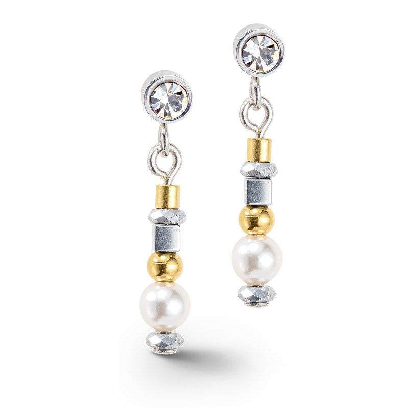 Kolczyki Coeur de Lion 1617 Gold-Silver CT 6008-21-1617