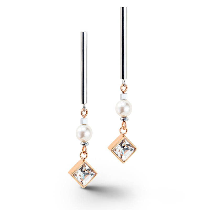 Kolczyki Coeur de Lion 1723 Silver-Rosego CT 6009-21-1723