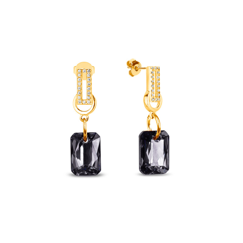 Kolczyki Spark Octagon Gold CQ KCG643511SN próba 925