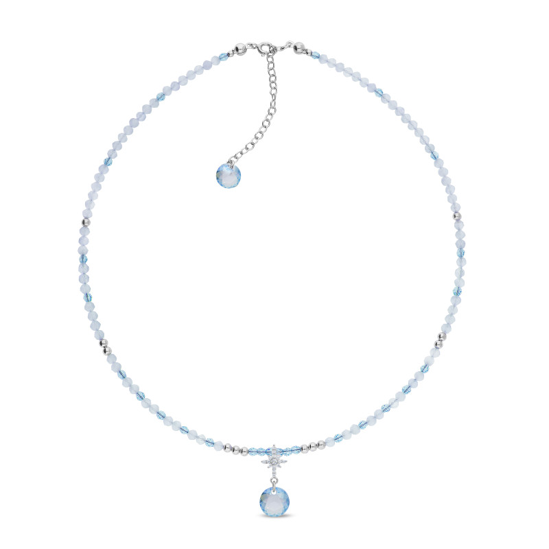 Naszyjnik srebrny Spark Fino CQ NC6430AQSH3AQM próba 925