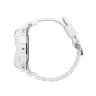 Zegarek damski Casio G-Shock GMA-S140M-7AER – wstrząsoodporny, 200M, analogowo-cyfrowy, biały, sportowy