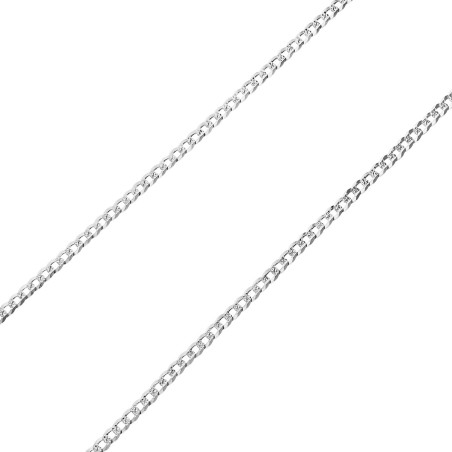 Łańcuszek srebrny pancerka grawerowana 4 mm