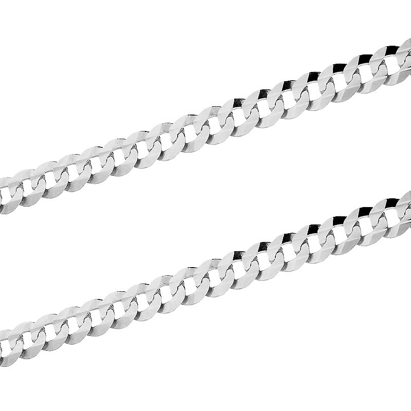 Łańcuszek srebrny o splocie pancer