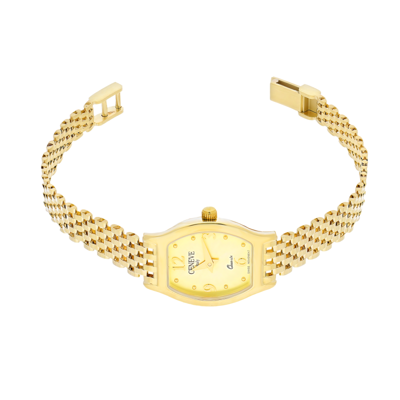 Zegarek złoty z kopertą w formie beczułki MI G399750 próba 585