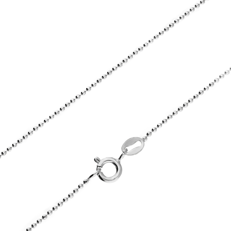 Łańcuszek srebrny splot bead NI 1580-120 ROD próba 925