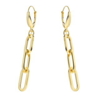 Kolczyki złote rolo long/bigiel zam. M3-015 próba 585