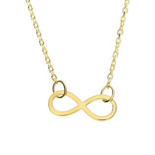 Złoty Naszyjnik Nieskończoność pr. 585 Anker - JubilerSezam.pl