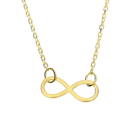 Złoty Naszyjnik Nieskończoność pr. 585 Anker - JubilerSezam.pl