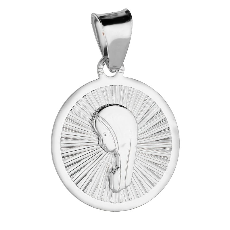 Medalik srebrny Matka Boska Fatimska pr. 925 - JubilerSezam.pl
