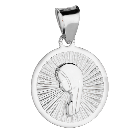 Medalik srebrny Matka Boska Fatimska pr. 925 - JubilerSezam.pl