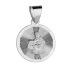 Medalik srebrny szkaplerz w grawerowanym kole MV MD331 rod próba 925