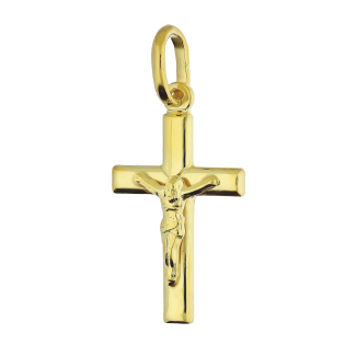 Krzyżyk pozłacany z wizerunkiem Pana Jezusa NI CI1892B GOLD próba 925