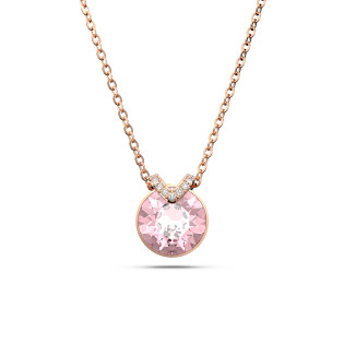 Różowy Wisiorek Bella Swarovski 5662088 - JubilerSezam.pl