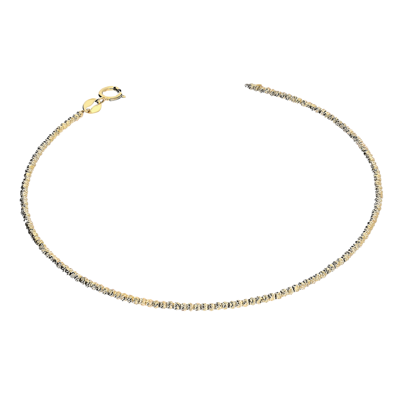 Bransoleta złota z grawerowanymi kulkami na całej długości AR VX10DCBCB4065-4-1.5MM próba 585