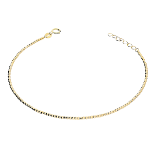 Bransoleta złota z gładkimi kulkami na całej długości AR VX10DCBCB4065-IV-6-1.5MM próba 375