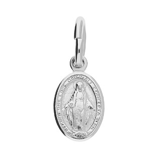Medalik srebrny Niepokalana w owalu NI CI1327B ROD próba 925