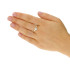 Pierścionek zaręczynowy BRIDELL z białymi diamentami GR bis-0,25ct NF GS-541 próba 585