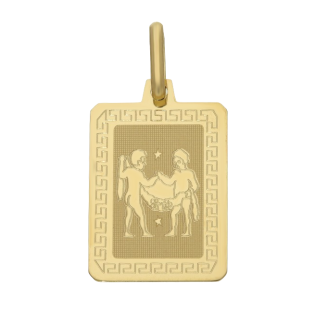 Wisiorek złoty zodiak Bliźnięta próba 585