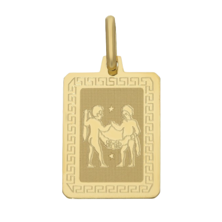 Wisiorek złoty zodiak Bliźnięta próba 585