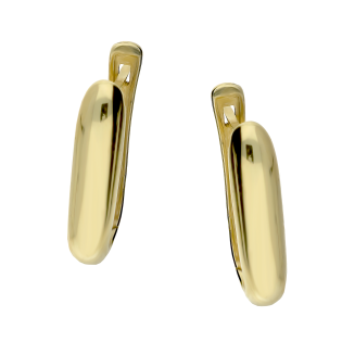 Kolczyki złote blaszki wypukłe/ang.zap. AR E13256 próba 375