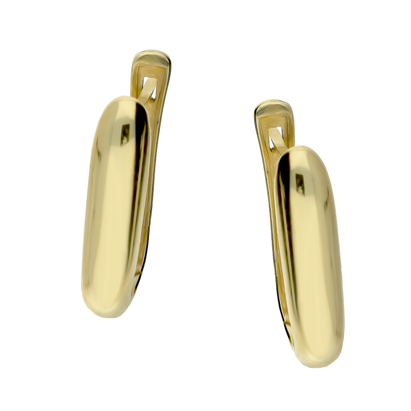 Kolczyki złote blaszki wypukłe/ang.zap. AR E13256 próba 375