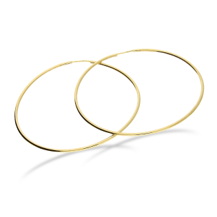 Kolczyki złote kółka szarniry 60 mm AR XLTE0107-SL próba 375