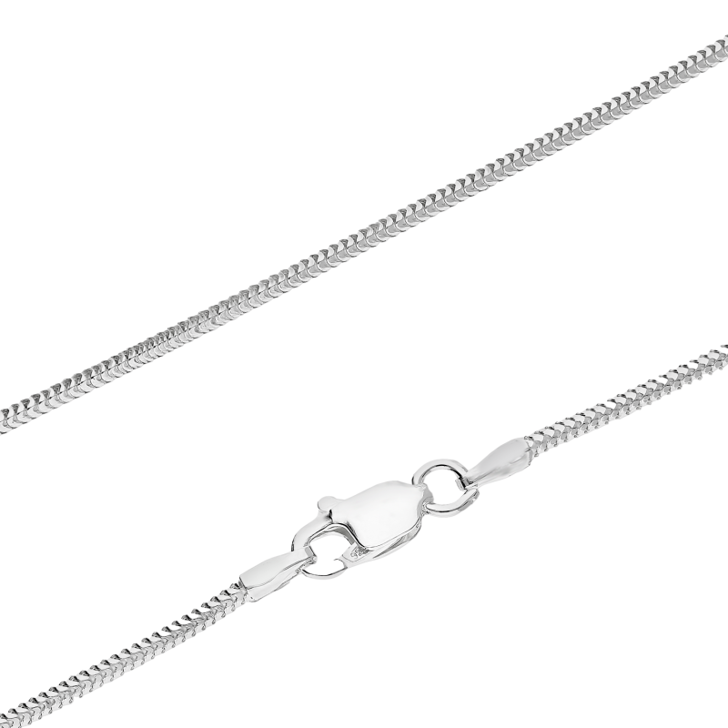 Srebrny łańcuszek snake pr. 925 - JubilerSezam.pl
