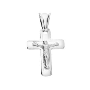 Krzyżyk srebrny z wizerunkiem Pana Jezusa MV GKD080 próba 925
 Waga-1,00