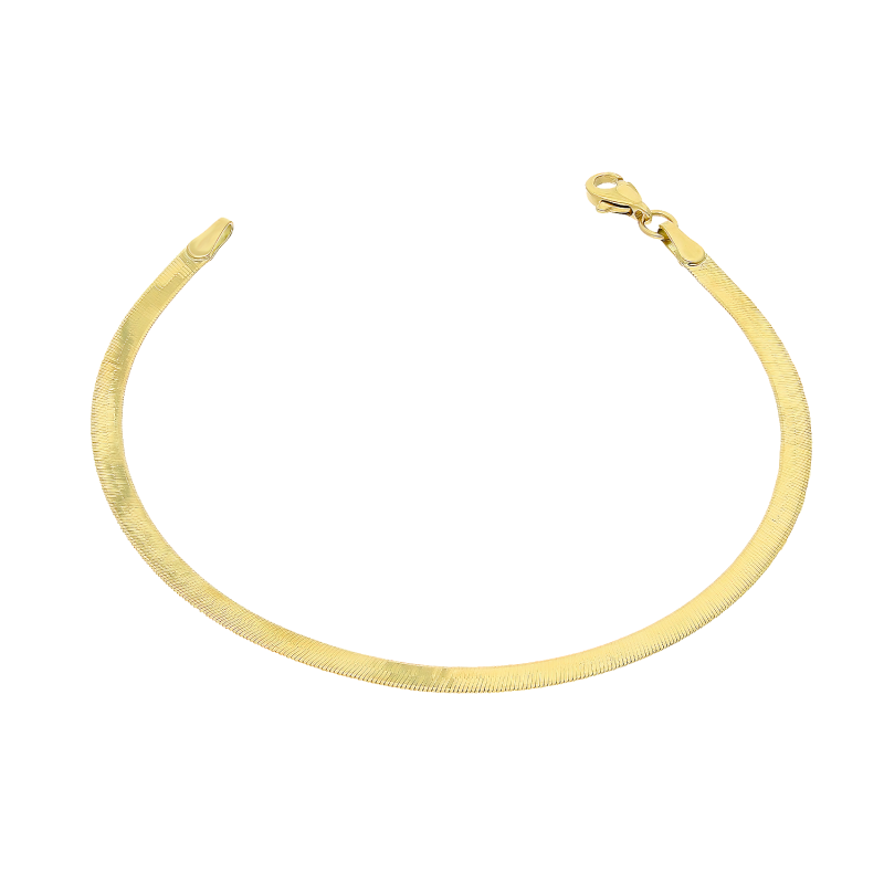 Bransoleta złota taśma 3mm AR DISNAKE6B-0001 próba 585