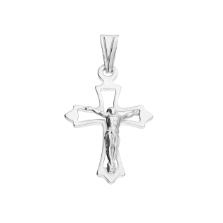 Krzyżyk srebrny z wizerunkiem Pana Jezusa NI XCI01213 próba 925
 Promocja-Końcówka Kolekcji Waga-1,25