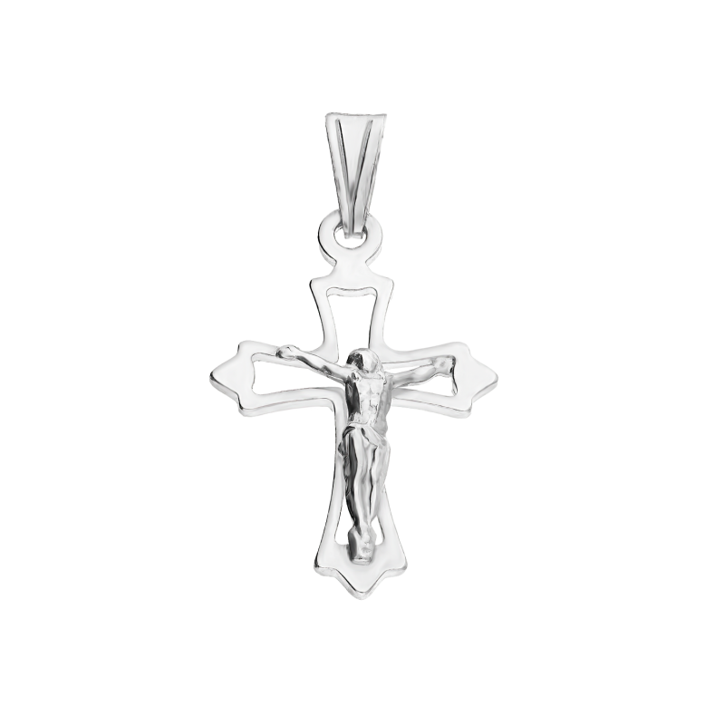 Krzyżyk srebrny z wizerunkiem Pana Jezusa NI XCI01213 próba 925