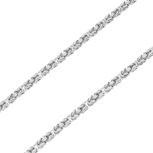 Łańcuszek męski srebrny splot królewski 4,5 mm