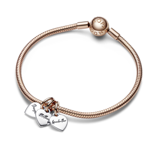 Dwukolorowa Zawieszka Pandora Trzy Pokolenia - JubilerSezam.pl