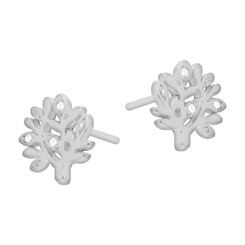 Kolczyki drzewko szczęścia cyr/sztyft DA HS1288 próba 925