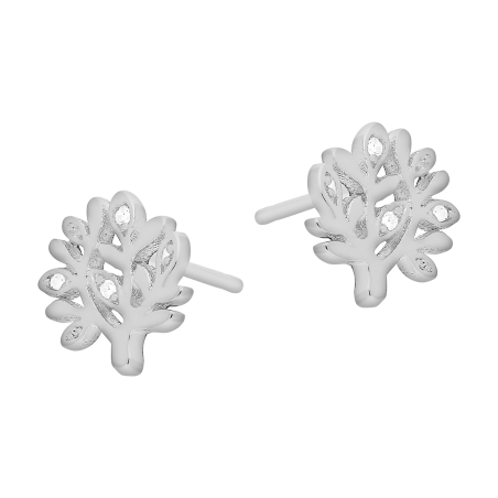 Kolczyki drzewko szczęścia cyr/sztyft DA HS1288 próba 925