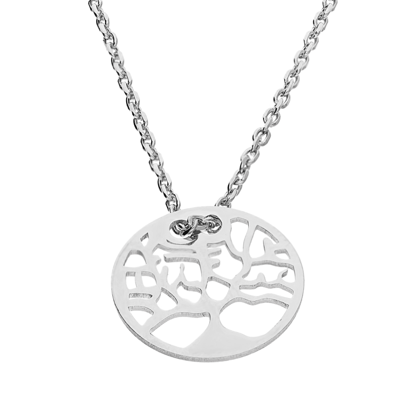Srebrny naszyjnik Drzewko Szczęścia pr. 925 - JubilerSezam.pl
