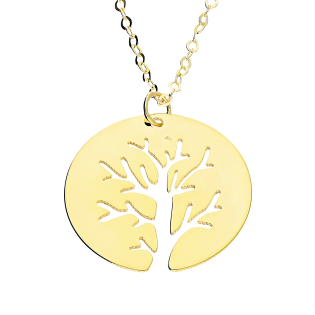 Złoty naszyjnik Drzewo Życia pr. 585 - JubilerSezam.pl