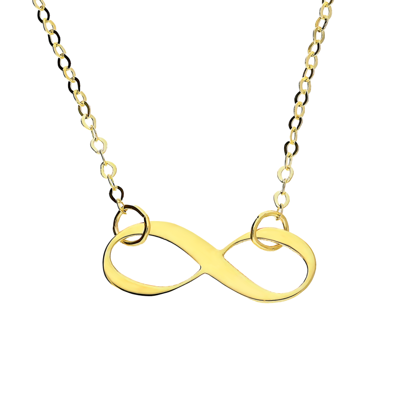 Bransoleta złota infinity ramka/rolo BC101 próba 585