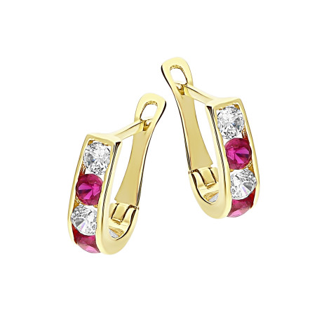 Kolczyki złote dla dziecka przecinki próba 375