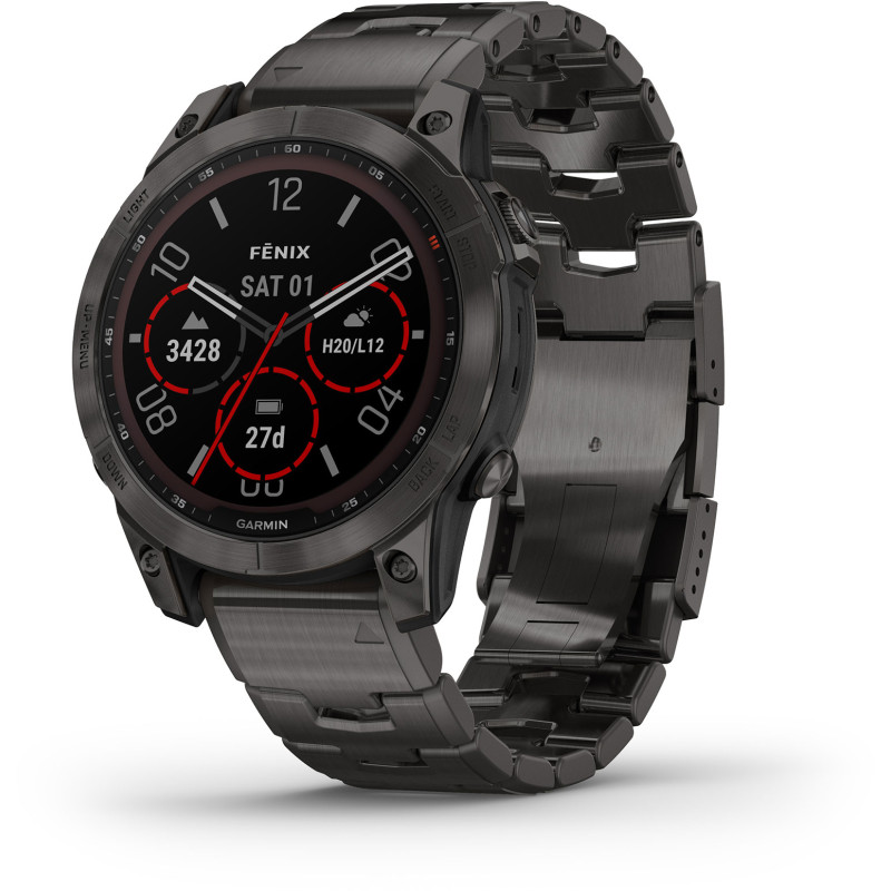 Zegarek Męski Garmin Fenix 7 Sapphire Solar 010-02540-39