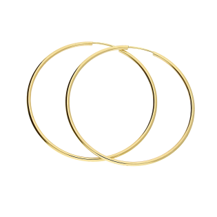 Kolczyki złote kółka szarniry 45mm AR XLTE0077-SL próba 375