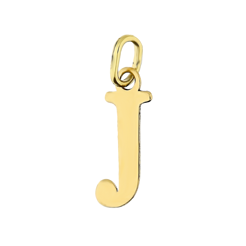 Literka złota J do zawieszenia DJ-Litera 12mm-J próba 585
