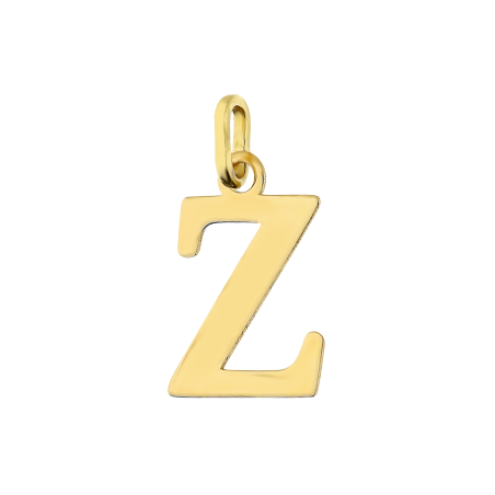 Literka złota Z do zawieszenia DJ-Litera 12mm-Z próba 585