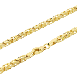 Łańcuszek złoty królewski 3 mm