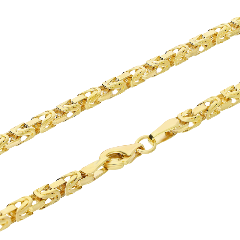 Łańcuszek złoty królewski 3 mm