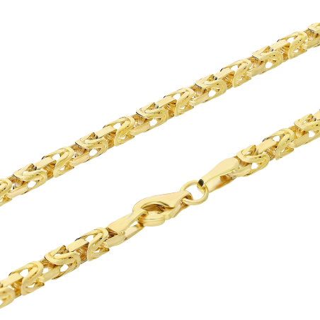 Łańcuszek złoty królewski 3 mm