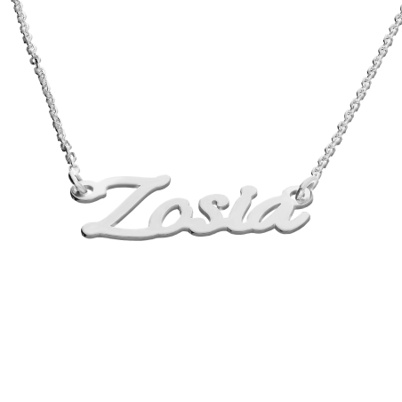 Naszyjnik srebrny imię Zosia/anker AT637 ROD Zosia próba 925
