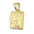 Medalik złoty Matka Boska z Dzieciątkiem w kwadracie próba 585