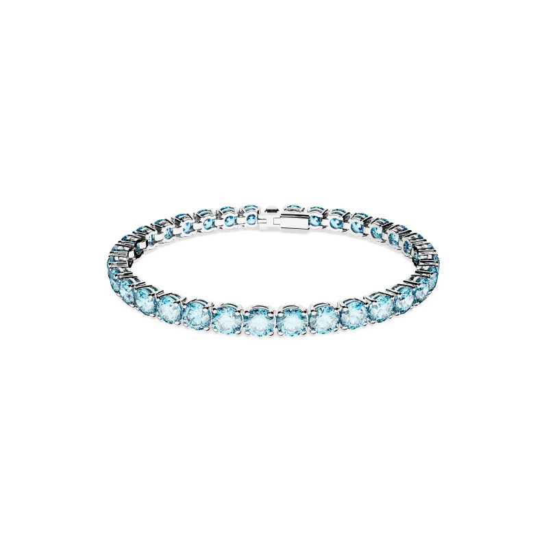 Bransoletka Swarovski Matrix Tennis Niebieska - JubilerSezam.pl